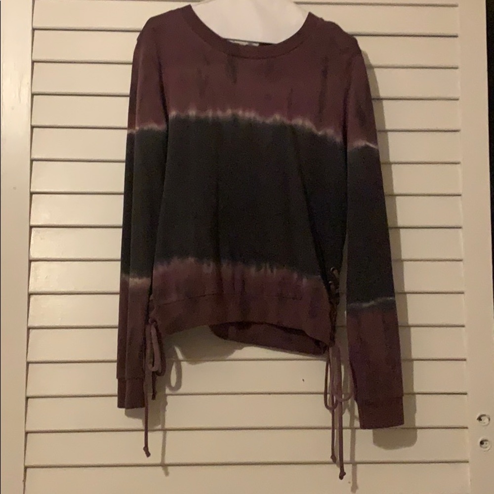 NWOT Young Fabulous & Broke tie dye pullover